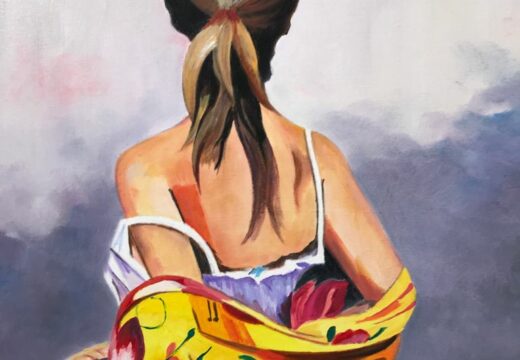 A exposición da pintora ferrolá Julia Pita continuará en Fene até o vindeiro 17 de abril